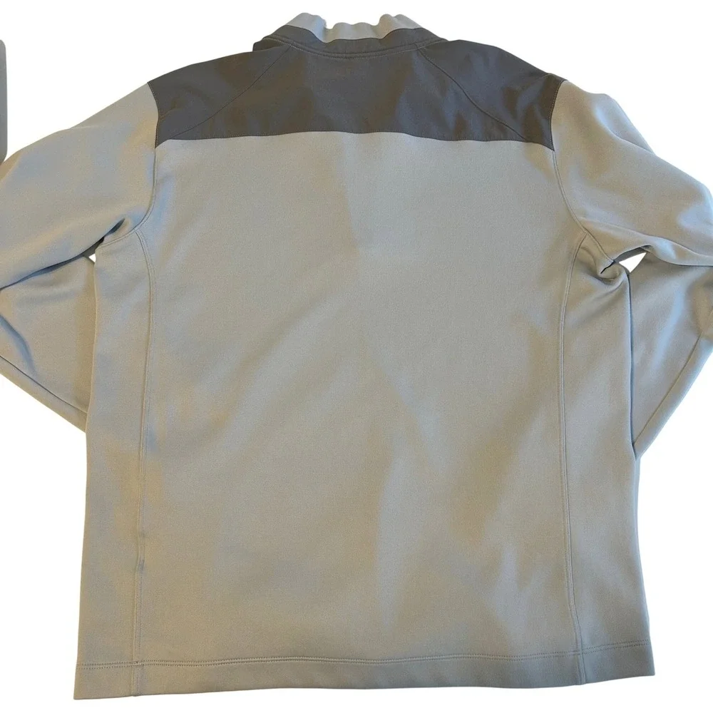 Nike Golf Dri FIT 1/4 Zip Pullover Men's Medium Gray Tour‎ Performance